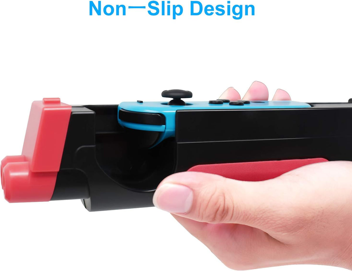FASTSNAIL Shooting Gun Compatible with Nintendo Switch/Switch OLED, Replacement for Joy-Con Gun Controller Game Gun Hand Grips Compatible with Nintendo Switch Joycons/Switch OLED