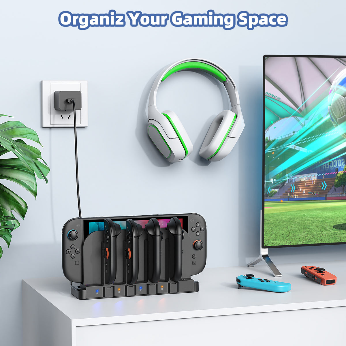 9-in-1 Controller Charging Dock for Switch 2, Switch 1 & OLED