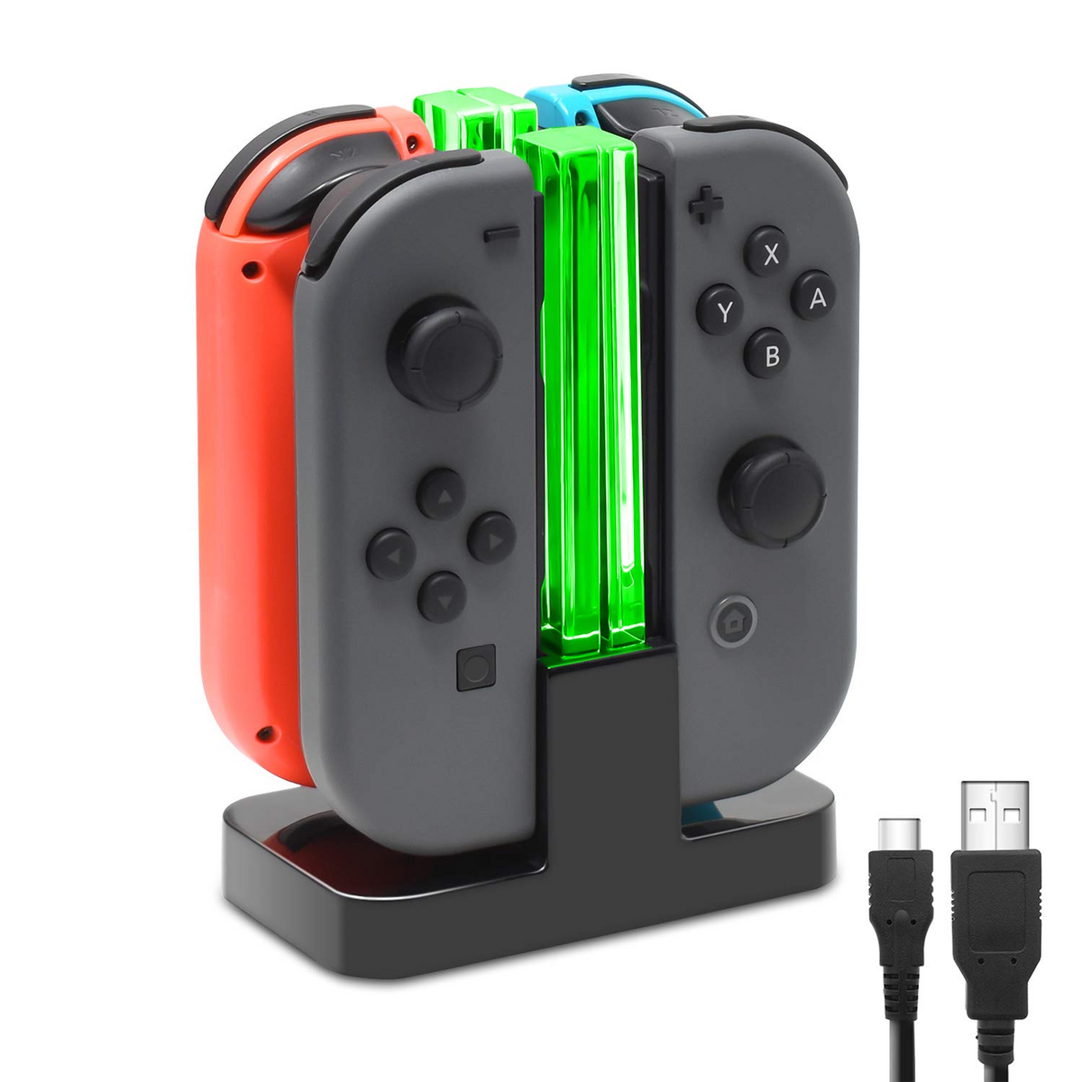 Charging Dock for Switch 1 & OLED Controllers with LED Indicators