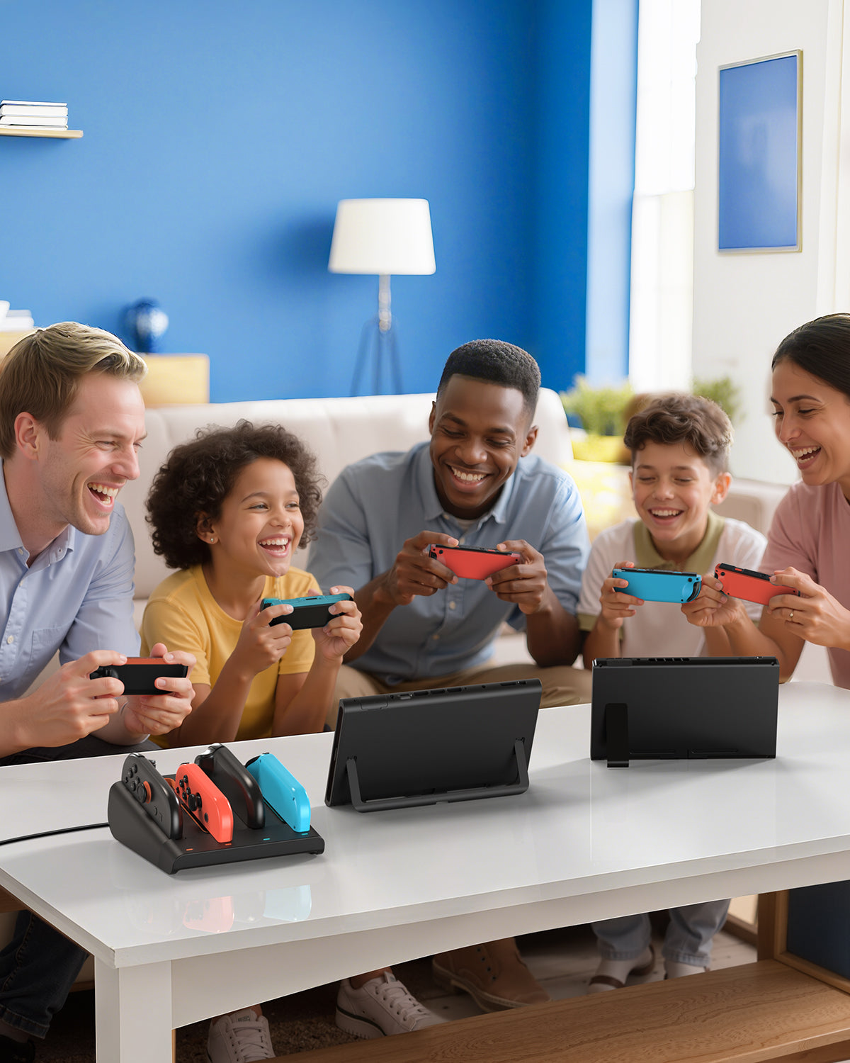 8-in-1 Charging Dock for Switch 2, Switch 1 & OLED Controllers