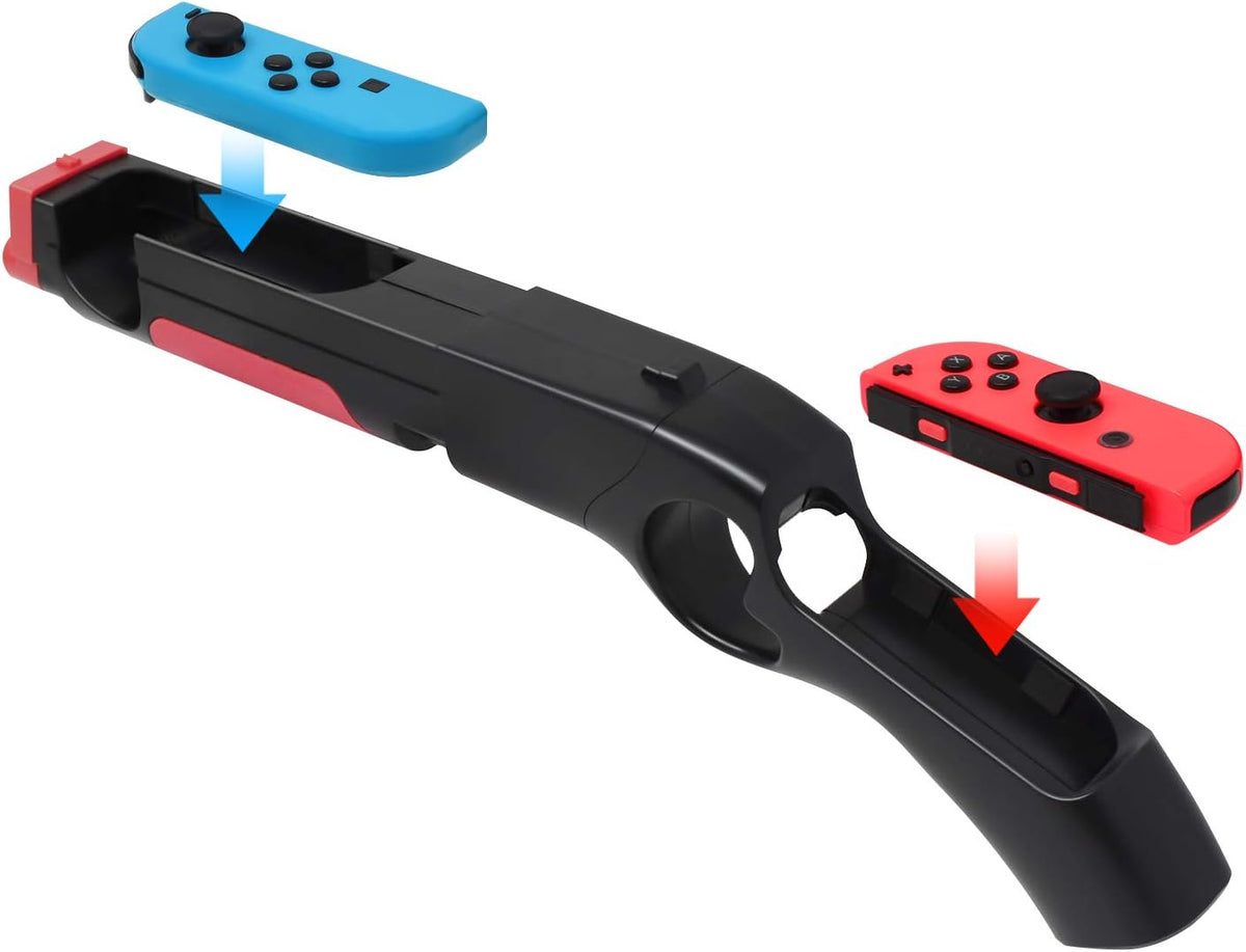 FASTSNAIL Shooting Gun Compatible with Nintendo Switch/Switch OLED, Replacement for Joy-Con Gun Controller Game Gun Hand Grips Compatible with Nintendo Switch Joycons/Switch OLED
