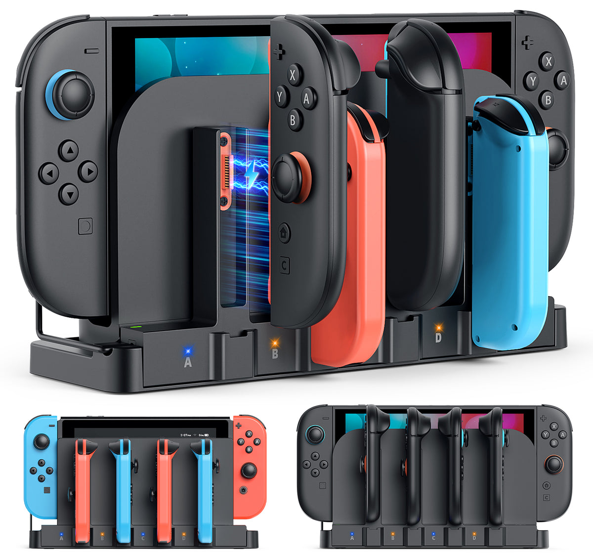 9-in-1 Controller Charging Dock for Switch 2, Switch 1 & OLED