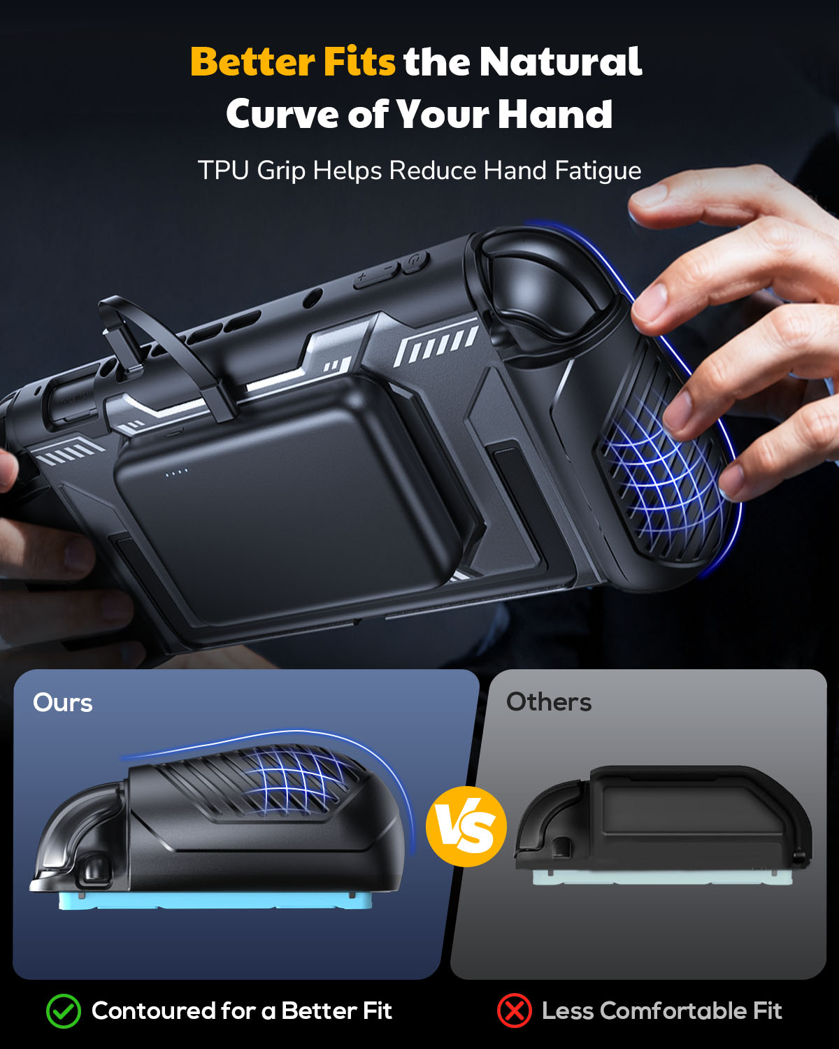 Switch 2 Charging Grip with 10,000mAh Power Bank & PD 20W Fast Charging
