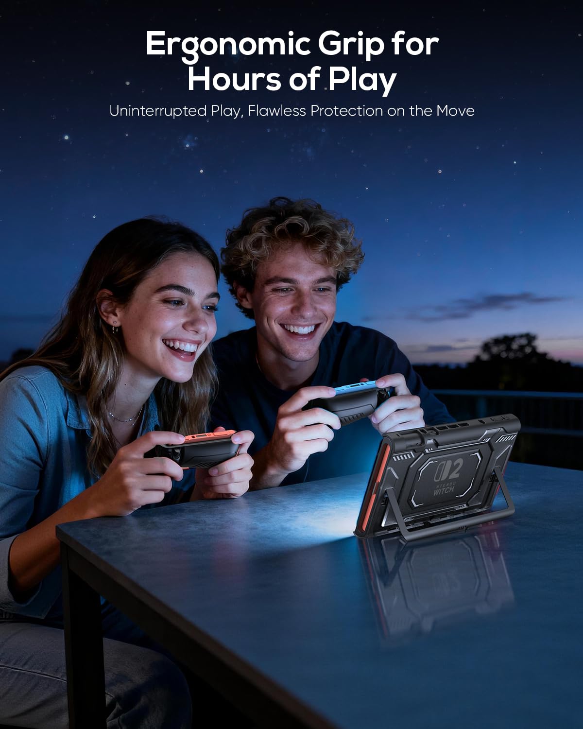 Dockable Protective Case for Switch 2 with Ergonomic Grips